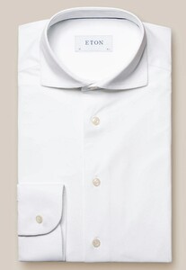 Eton Ultimate Comfort Four-Way Stretch Overhemd Wit