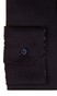 Eton Uni Color Floral Contrast Details Organic Cotton Signature Twill Overhemd Navy