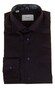 Eton Uni Color Floral Contrast Details Organic Cotton Signature Twill Overhemd Navy