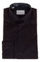 Eton Uni Color Floral Contrast Fabric Organic Cotton Signature Twill Overhemd Navy