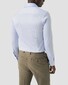 Eton Uni Color Merceized Filo di Scozia Jersey Jacquard Knit Overhemd Licht Blauw