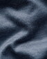 Eton Uni Color Merceized Filo di Scozia Jersey Jacquard Knit Shirt Dark Blue Melange