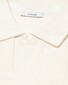 Eton Uni Color Open Collar Texture Jacquard Knit Polo Off White