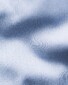 Eton Uni Color Organic Cotton Signature Twill Floral Contrast Fabric Overhemd Licht Blauw