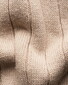 Eton Uni Color Rib Knit Luxury Organic Cotton Trui Beige