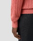 Eton Uni Color Rib Knit Luxury Organic Cotton Trui Roze