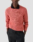 Eton Uni Color Rib Knit Luxury Organic Cotton Trui Roze