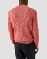 Eton Uni Color Rib Knit Luxury Organic Cotton Trui Roze