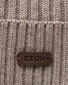 Eton Uni Color Rib Knit Wool Beanie Muts Beige