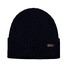 Eton Uni Color Rib Knit Wool Beanie Muts Navy