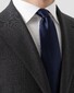 Eton Uni Color Silk Satin Stropdas Navy