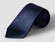 Eton Uni Color Silk Satin Stropdas Navy