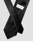 Eton Uni Color Silk Satin Stropdas Zwart