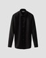 Eton Uni Cotton Rich Diagonal Textured Twill Overhemd Zwart