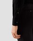 Eton Uni Cotton Rich Diagonal Textured Twill Overhemd Zwart