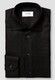 Eton Uni Cotton Rich Diagonal Textured Twill Overhemd Zwart