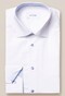 Eton Uni Fine Twill Stretch Overhemd Wit
