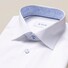 Eton Uni Fine Twill Stretch Overhemd Wit