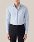 Eton Uni Four Way Stretch Overhemd Licht Blauw