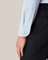 Eton Uni Four Way Stretch Overhemd Licht Blauw
