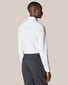 Eton Uni Four Way Stretch Overhemd Wit
