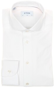 Eton Uni Four-Way Stretch Shirt White