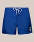 Eton Uni Lemon Pattern Detail Elasticated Waistband Swim Short Donker Blauw