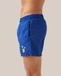 Eton Uni Lemon Pattern Detail Elasticated Waistband Swim Short Donker Blauw
