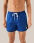Eton Uni Lemon Pattern Detail Elasticated Waistband Swim Short Donker Blauw