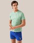 Eton Uni Lemon Pattern Detail Elasticated Waistband Swim Short Donker Blauw