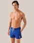 Eton Uni Lemon Pattern Detail Elasticated Waistband Swim Short Donker Blauw