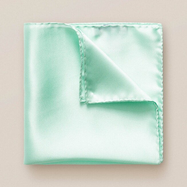 Eton Uni Pocket Square Pochet Grasgroen