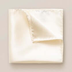 Eton Uni Pocket Square Pochet Licht Grijs