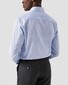 Eton Uni Signature Twill Extreme Cutaway Collar Overhemd Licht Blauw