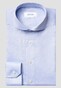 Eton Uni Signature Twill Extreme Cutaway Collar Overhemd Licht Blauw