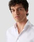 Eton Uni Signature Twill Extreme Cutaway Collar Overhemd Wit