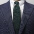 Eton Uni Structured Grenadine Tie Stropdas Donker Groen