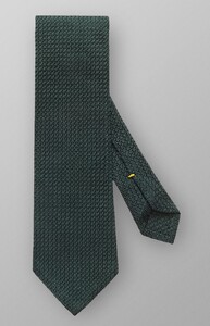 Eton Uni Structured Grenadine Tie Stropdas Donker Groen