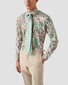 Eton Vibrant Wild Floral Fantasy Pattern Luxury Signature Twill Overhemd Groen-Multi