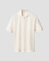 Eton Waffle Open Collar Polo Shirt Polo Off White