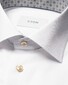 Eton White Medallion Effect Signature Twill Shirt Overhemd Wit
