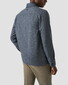 Eton Wool Flanel Shirt Jacket Overshirt Donker Blauw