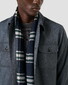 Eton Wool Flanel Shirt Jacket Overshirt Donker Blauw