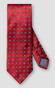 Eton Woven Floral Pattern Stropdas Rood