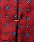 Eton Woven Floral Pattern Tie Red