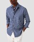 Eton x Tretorn Striped One Piece Collar Overhemd Blauw