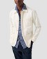 Eton x Tretorn Striped One Piece Collar Overhemd Blauw