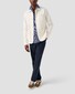 Eton x Tretorn Striped One Piece Collar Overhemd Blauw