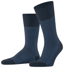 Falke Airport Herringbone Socks Space Blue