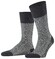 Falke Airport Herringbone Sokken Zwart